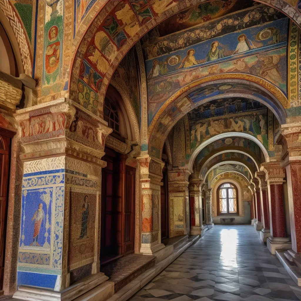 Romanian architectural frescoes - Image 3