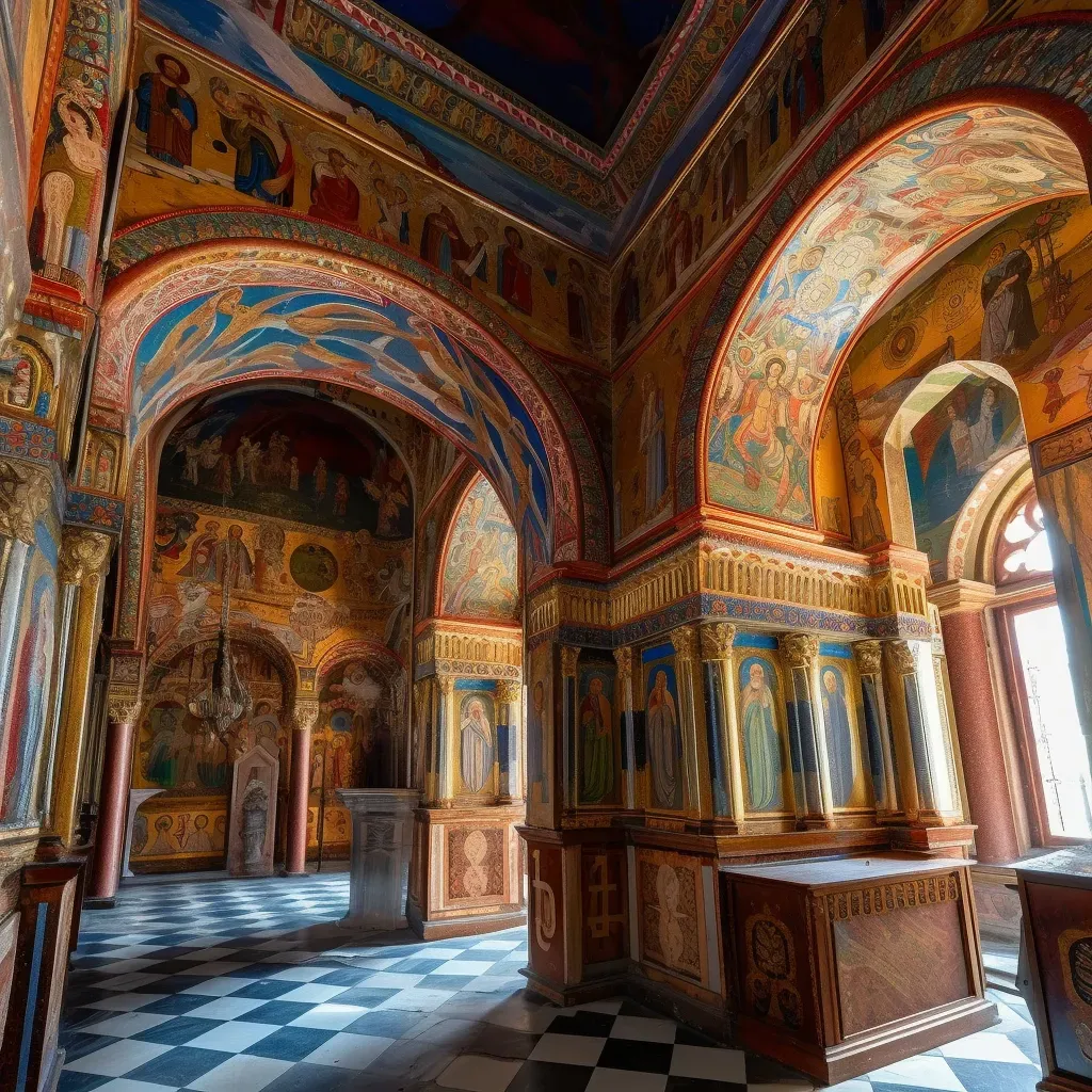 Romanian architectural frescoes - Image 4