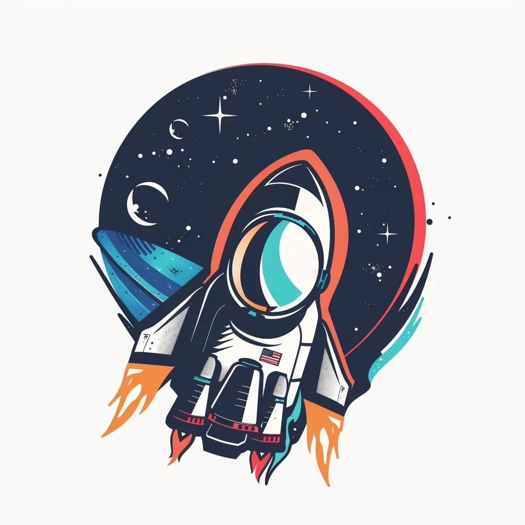 Space Exploration Logo - Image 1