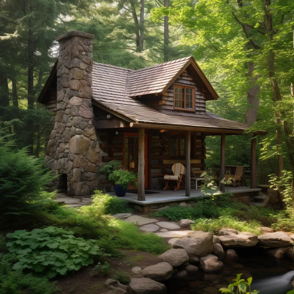 Rustic Forest Cabin Retreat