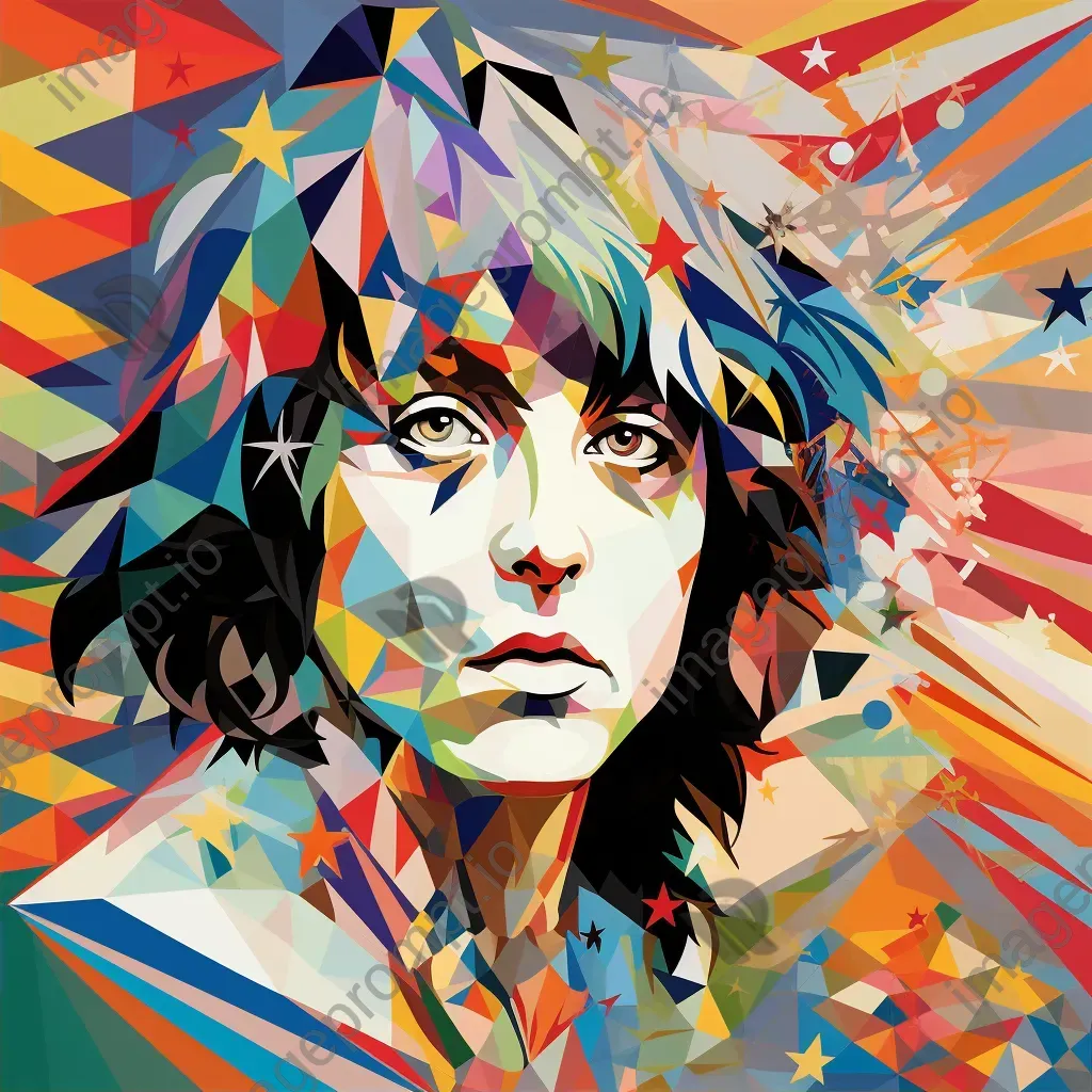 Kaleidoscope inspired tribute to music legends using striking geometric shapes - Image 2