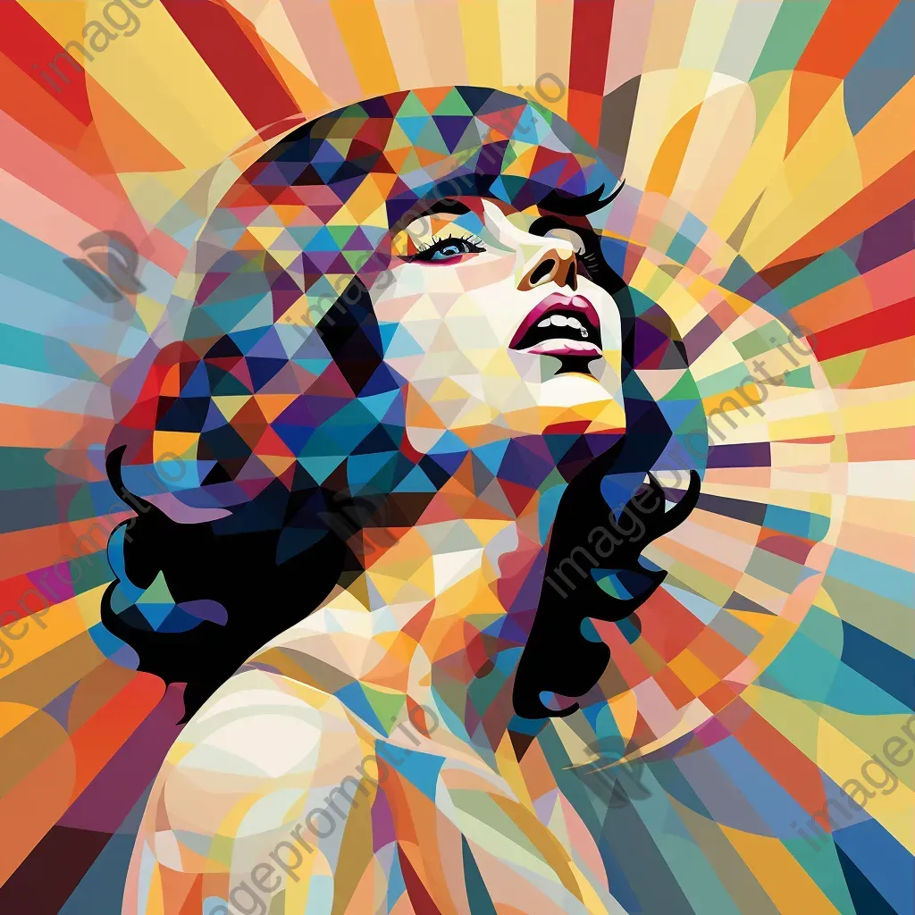 Kaleidoscope inspired tribute to music legends using striking geometric shapes - Image 3