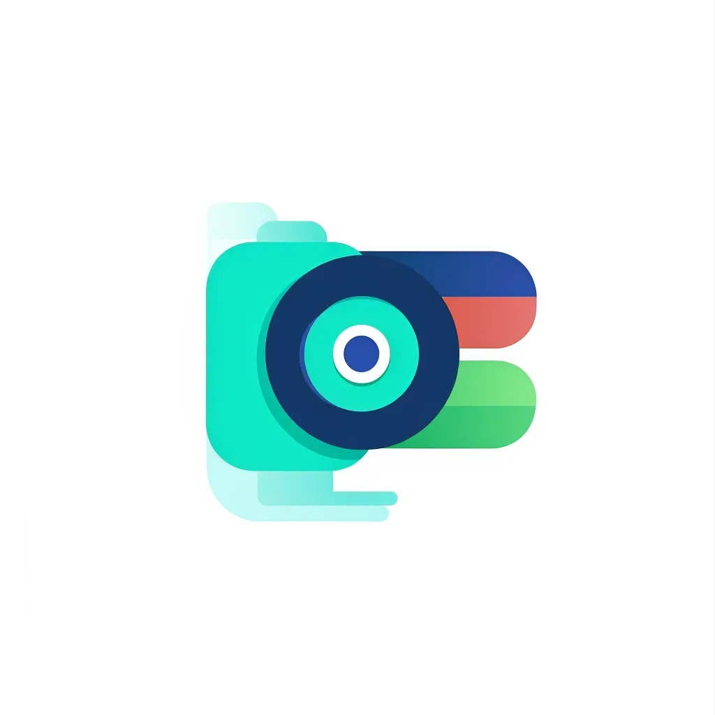 Video camera icon logo design for telemedicine platform - Image 1