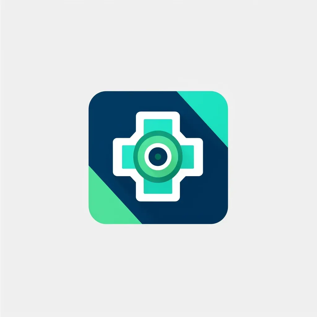 Video camera icon logo design for telemedicine platform - Image 2