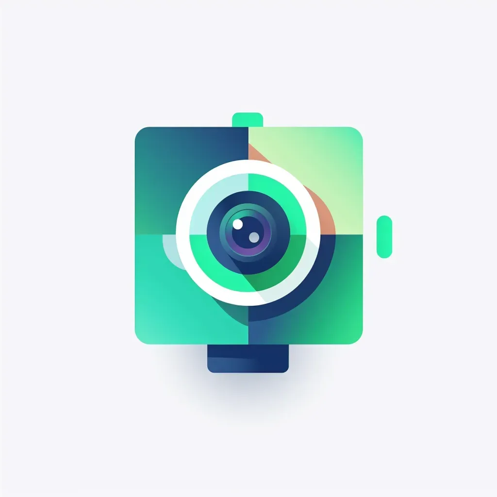 Video camera icon logo design for telemedicine platform - Image 4