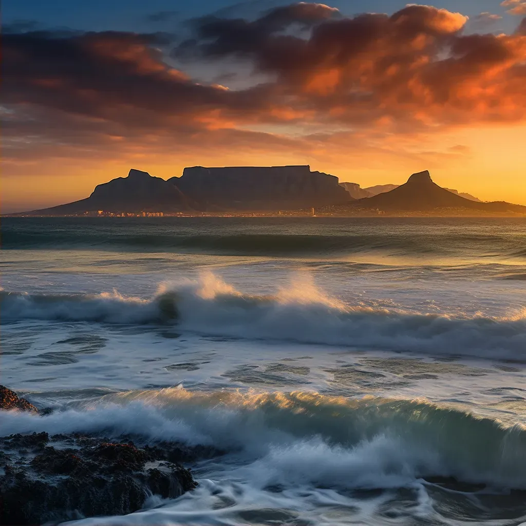 Cape Town sunrise coastline - Image 2