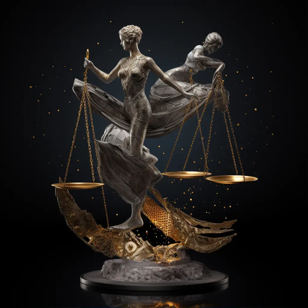 Image of balanced scales symbolizing justice - Image 1