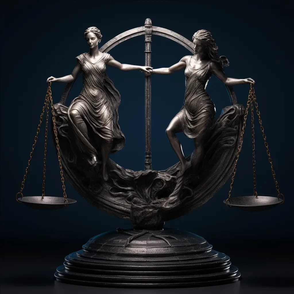 Image of balanced scales symbolizing justice - Image 4