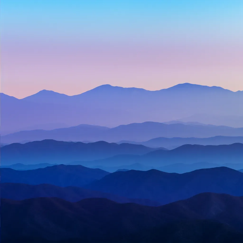 mountain range layered view - Image 2