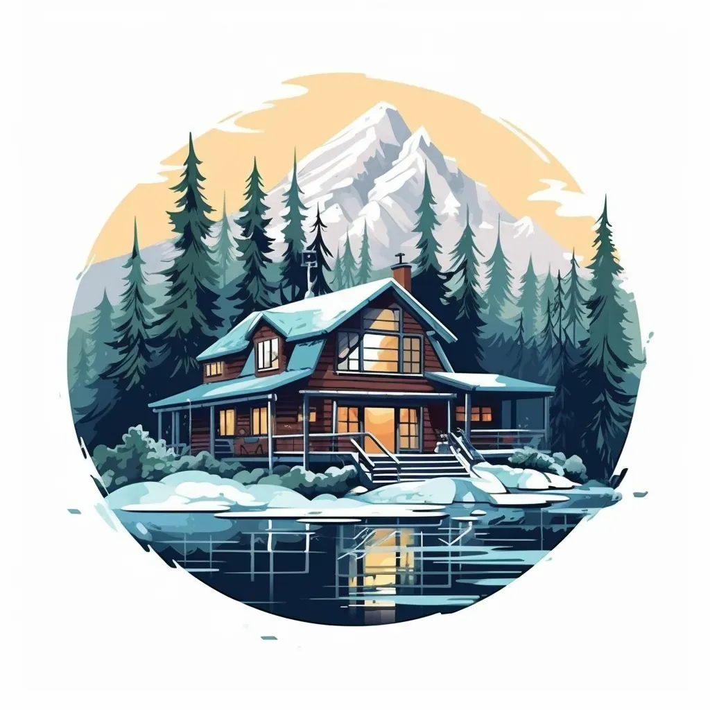 Mountain lodge logo - Image 1