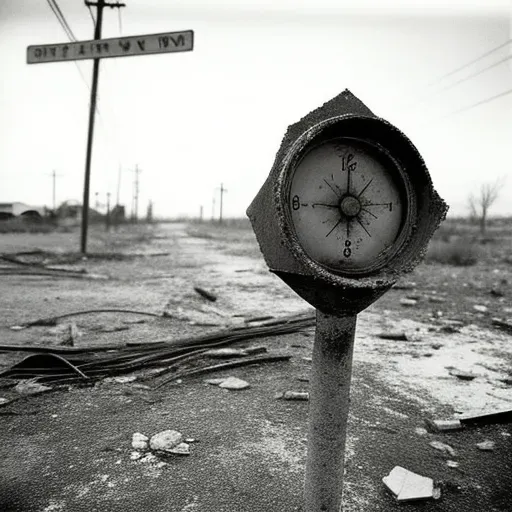 Image of a weathered compass pointing north, symbolizing guidance - Image 1