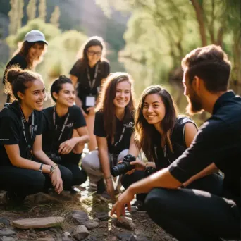 Team retreat in scenic natural setting - Image 1