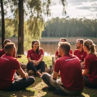 Team retreat in scenic natural setting - Image 4