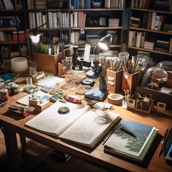 Well-Organized Science Lab Setup