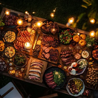 Festive BBQ Spread