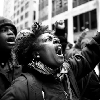 Public square demonstration - Image 4