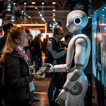 AI Interaction at Technology Expo