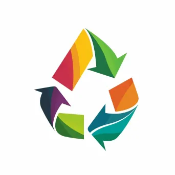 Geometric leaf logo for sustainable living non-profit - Image 3