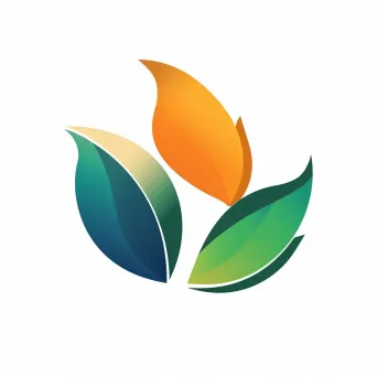 Geometric leaf logo for sustainable living non-profit - Image 4