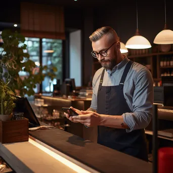 Mobile Payment at Café