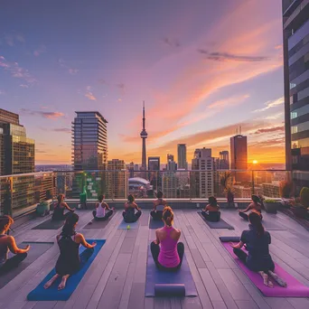 Sunrise Rooftop Yoga