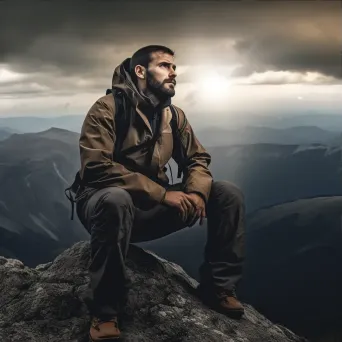 Mountain hiker portrait - Image 3