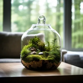 Empty Glass Terrarium