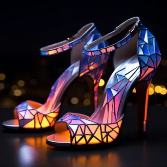 Pop Art-style Low Poly Heels