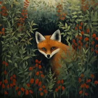 Image of a curious fox in its natural habitat - Image 2