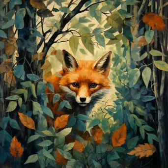 Image of a curious fox in its natural habitat - Image 4