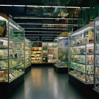 Holy relics in bright tourist shop display - Image 4