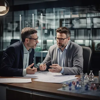 Doctor consulting with patient in office - Image 2