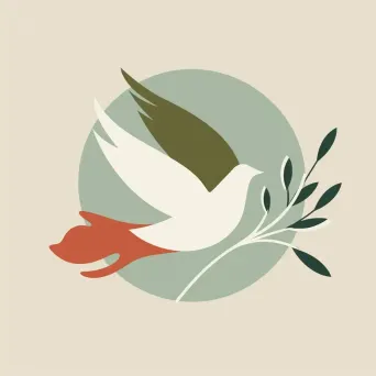 Dove or olive branch logo for refugee non-profit - Image 2