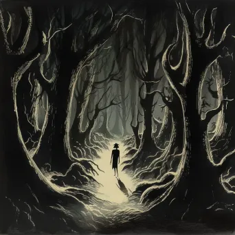 Watcher in the Dark Woods