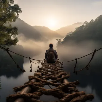 Meditation on a Rope Bridge