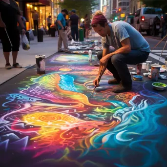 Chalk street artist - Image 3