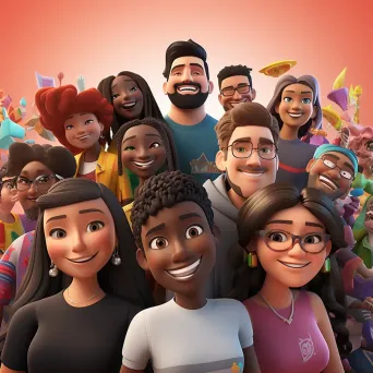 Inclusive registration experience with diverse avatars - Image 1