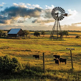 Windmill by Traditional Farmhouse