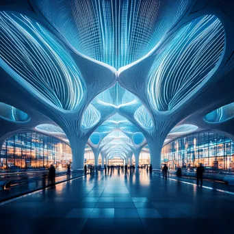 Futuristic Transportation Hub