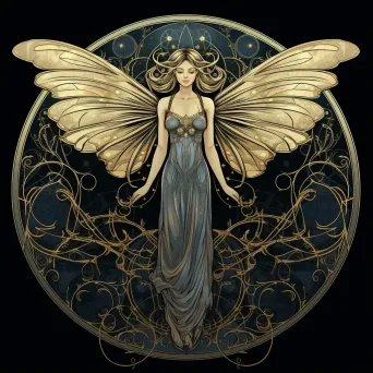 Lunar Moth Goddess