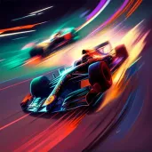 Exhilarating Formula 1 racing speed with cars zooming on the track - Image 2