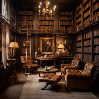 Classic Library Room