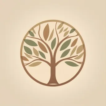 Nature-inspired investment fund logo with green and brown colors on a light background - Image 1