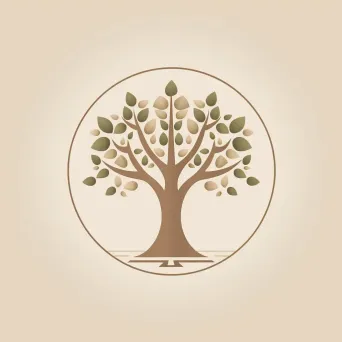 Nature-inspired investment fund logo with green and brown colors on a light background - Image 4