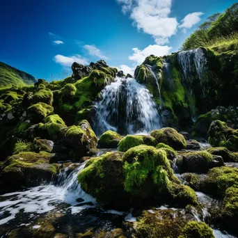 Ancient Rocks Waterfall