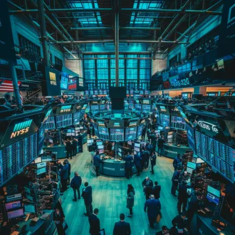 Busy Trading Floor