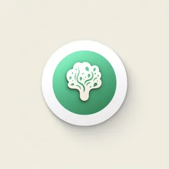 Chat bubble icon logo design for mental health app - Image 1