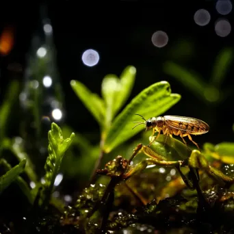 glowing firefly night - Image 4