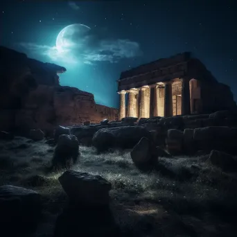 Moonlit Ancient Ruins