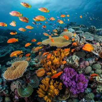 Vibrant coral reef ecosystem with exotic fish, photographed with a Leica SL2-S. - Image 3